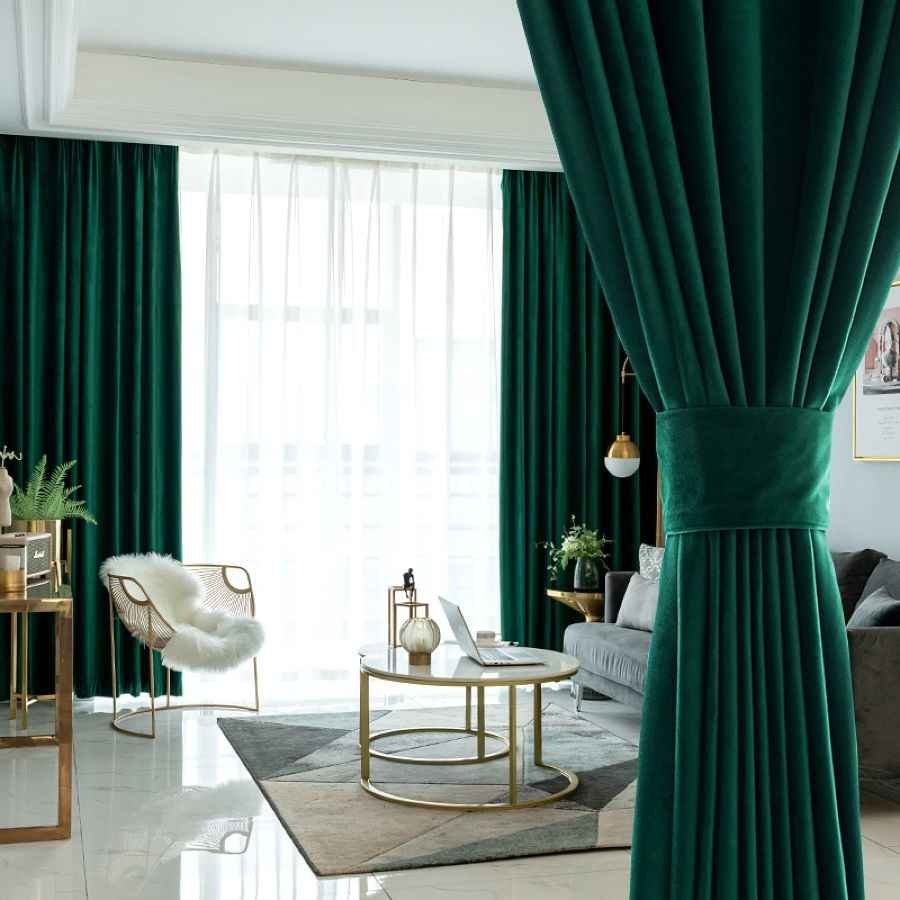 Velvet Curtains Dubai